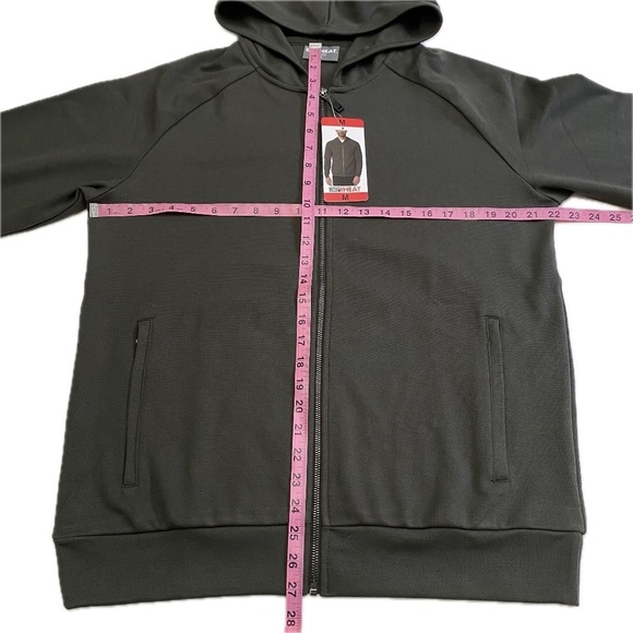 32 Degrees Men's Full Zip Hoodie, Pockets, Olive Green, Medium, NWT - Picture 9 of 15